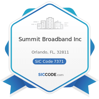 Summit Broadband Inc - SIC Code 7371 - Computer Programming Services