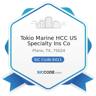 Tokio Marine Hcc Us Specialty Ins Co Zip 75024