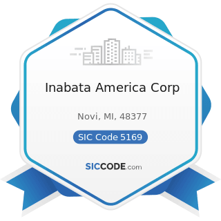 Inabata America Corp - SIC Code 5169 - Chemicals and Allied Products, Not Elsewhere Classified