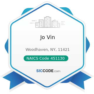 Jo Vin - NAICS Code 451130 - Sewing, Needlework, and Piece Goods Stores
