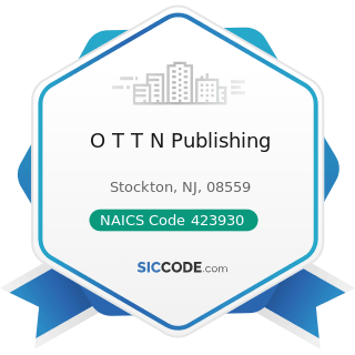 O T T N Publishing - NAICS Code 423930 - Recyclable Material Merchant Wholesalers