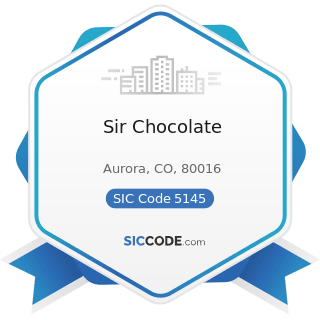 Sir Chocolate - SIC Code 5145 - Confectionery
