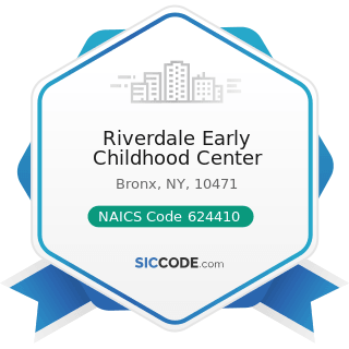 Riverdale Early Childhood Center - NAICS Code 624410 - Child Care Services