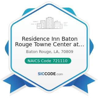 Residence Inn Baton Rouge Towne Center at Cedar Lodge - NAICS Code 721110 - Hotels (except...