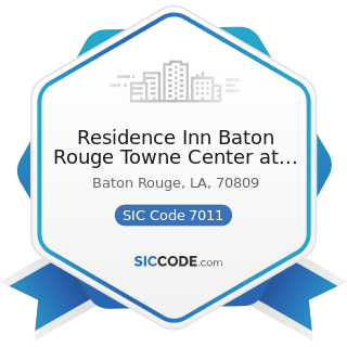 Residence Inn Baton Rouge Towne Center at Cedar Lodge - SIC Code 7011 - Hotels and Motels