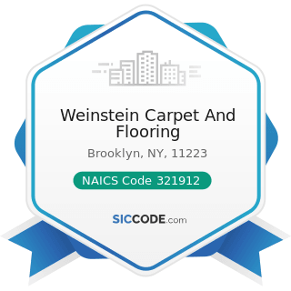 Weinstein Carpet And Flooring - NAICS Code 321912 - Cut Stock, Resawing Lumber, and Planing