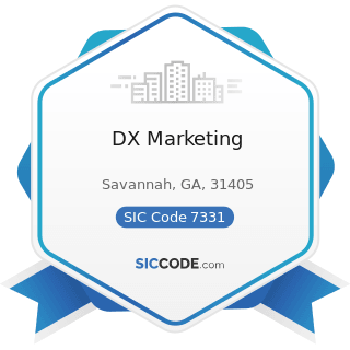 DX Marketing - SIC Code 7331 - Direct Mail Advertising Services