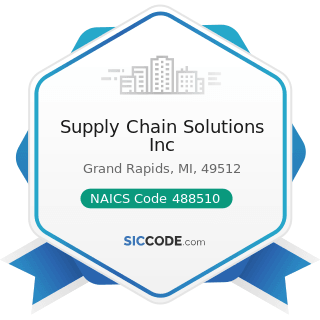 Supply Chain Solutions Inc - NAICS Code 488510 - Freight Transportation Arrangement