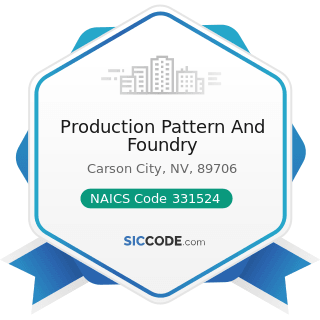 Production Pattern And Foundry - NAICS Code 331524 - Aluminum Foundries (except Die-Casting)