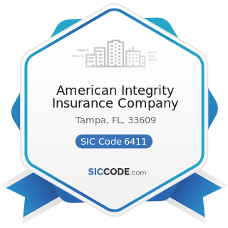 American Integrity Insurance Company - SIC Code 6411 - Insurance Agents, Brokers and Service