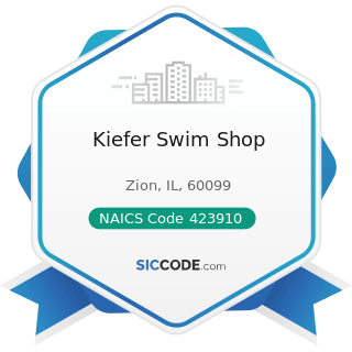 Kiefer Swim Shop - NAICS Code 423910 - Sporting and Recreational Goods and Supplies Merchant...