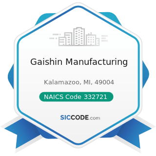 Gaishin Manufacturing - NAICS Code 332721 - Precision Turned Product Manufacturing