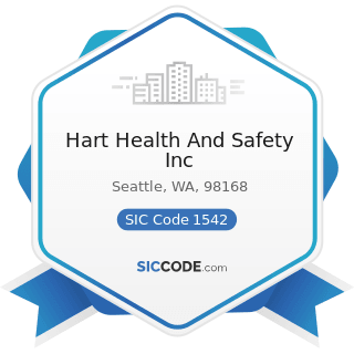 Hart Health And Safety Inc - SIC Code 1542 - General Contractors-Nonresidential Buildings, other...