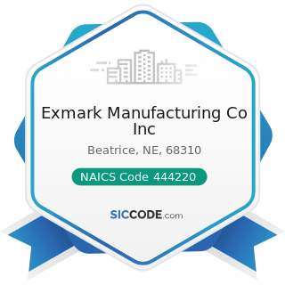 Exmark Manufacturing Co Inc - NAICS Code 444220 - Nursery, Garden Center, and Farm Supply Stores