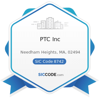 PTC Inc - SIC Code 8742 - Management Consulting Services