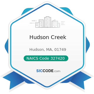 Hudson Creek - NAICS Code 327420 - Gypsum Product Manufacturing
