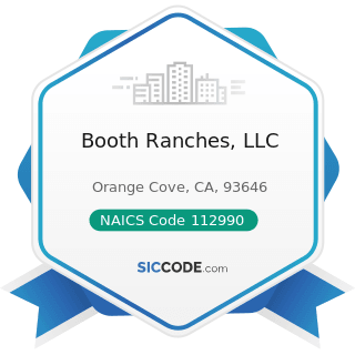 Booth Ranches, LLC - NAICS Code 112990 - All Other Animal Production