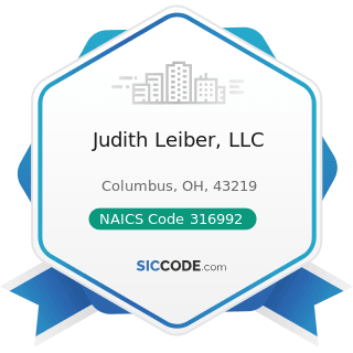 Judith Leiber, LLC - NAICS Code 316992 - Women's Handbag and Purse Manufacturing