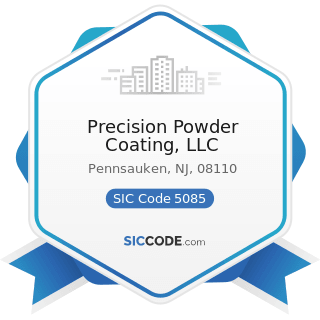 Precision Powder Coating, LLC - SIC Code 5085 - Industrial Supplies