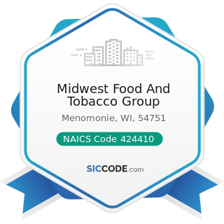 Midwest Food And Tobacco Group - NAICS Code 424410 - General Line Grocery Merchant Wholesalers