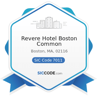 Revere Hotel Boston Common - SIC Code 7011 - Hotels and Motels