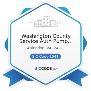 Washington County Service Auth Pump Station - SIC Code 1541 - General Contractors-Industrial...