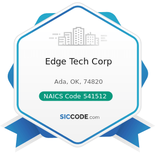 Edge Tech Corp - NAICS Code 541512 - Computer Systems Design Services