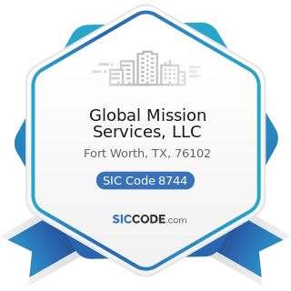 Global Mission Services, LLC - SIC Code 8744 - Facilities Support Management Services