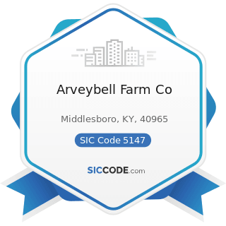 Arveybell Farm Co - SIC Code 5147 - Meats and Meat Products