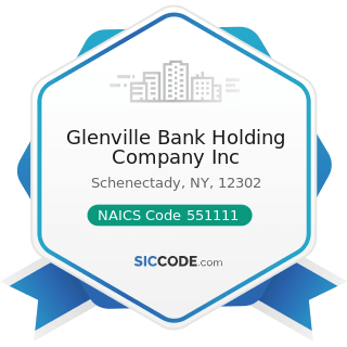 Glenville Bank Holding Company Inc - NAICS Code 551111 - Offices of Bank Holding Companies