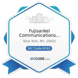 Fujisankei Communications International Inc - SIC Code 8742 - Management Consulting Services