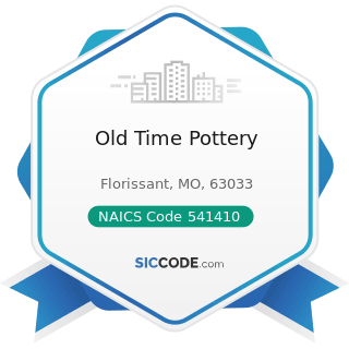 Old Time Pottery - NAICS Code 541410 - Interior Design Services