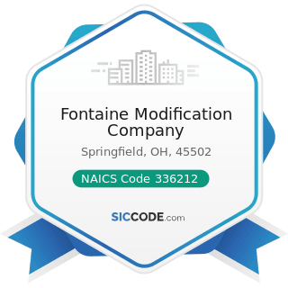 Fontaine Modification Company - NAICS Code 336212 - Truck Trailer Manufacturing
