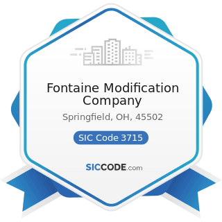 Fontaine Modification Company - SIC Code 3715 - Truck Trailers