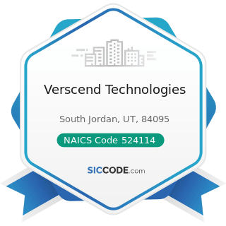 Verscend Technologies - NAICS Code 524114 - Direct Health and Medical Insurance Carriers