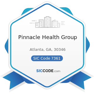 Pinnacle Health Group - SIC Code 7361 - Employment Agencies