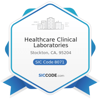 Healthcare Clinical Laboratories - SIC Code 8071 - Medical Laboratories