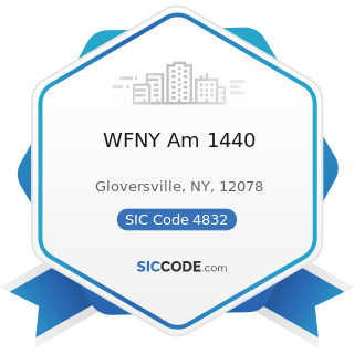 WFNY Am 1440 - SIC Code 4832 - Radio Broadcasting Stations