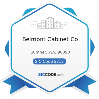 Belmont Cabinet Co - SIC Code 5712 - Furniture Stores