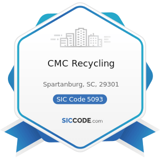CMC Recycling - SIC Code 5093 - Scrap and Waste Materials
