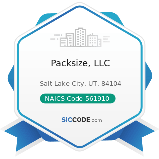 Packsize, LLC - NAICS Code 561910 - Packaging and Labeling Services