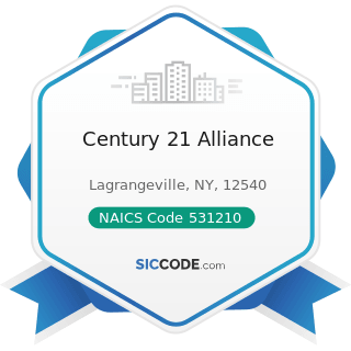 Century 21 Alliance - NAICS Code 531210 - Offices of Real Estate Agents and Brokers