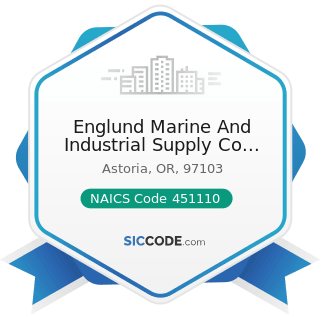 Englund Marine And Industrial Supply Co Inc - NAICS Code 451110 - Sporting Goods Stores