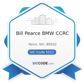 Bill Pearce BMW CCRC - SIC Code 5511 - Motor Vehicle Dealers (New and Used)