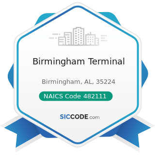 Birmingham Terminal - NAICS Code 482111 - Line-Haul Railroads