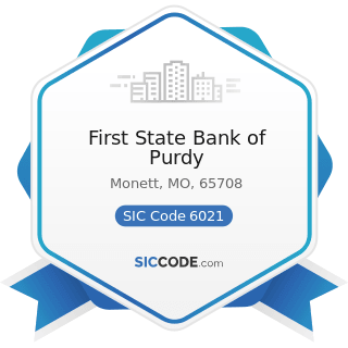 First State Bank of Purdy - SIC Code 6021 - National Commercial Banks