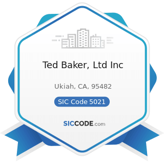 Ted Baker, Ltd Inc - SIC Code 5021 - Furniture