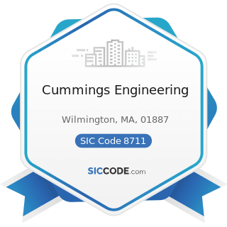 Cummings Engineering - SIC Code 8711 - Engineering Services