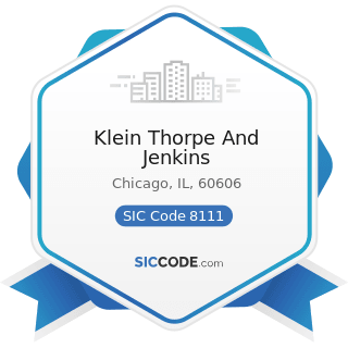 Klein Thorpe And Jenkins - SIC Code 8111 - Legal Services