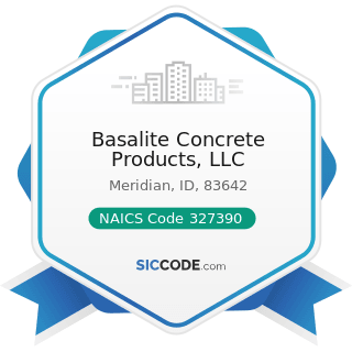Basalite Concrete Products, LLC - NAICS Code 327390 - Other Concrete Product Manufacturing